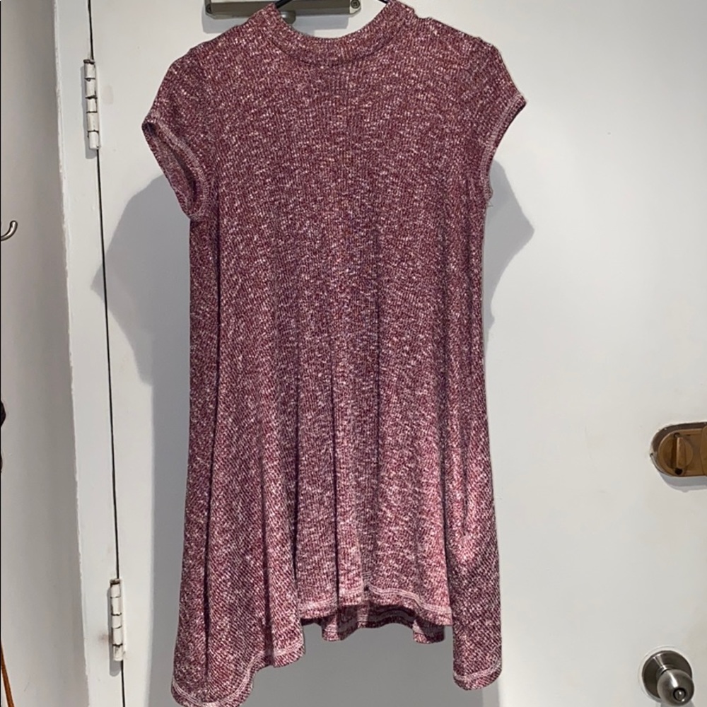 LIKE NEW maroon dress with pockets!